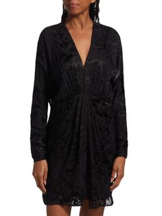 Мини-платье Eloise Burnout Rag &amp; Bone, цвет Black Multi