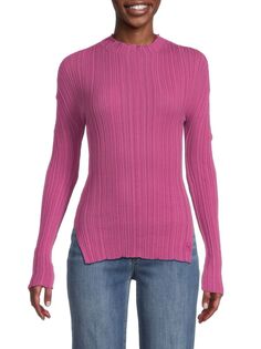 Текстурированный свитер с воротником-стойкой Kenzo, цвет Rose
