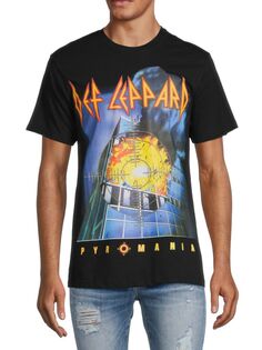 Футболка с рисунком Def Leppard Reason, цвет Black Multicolor