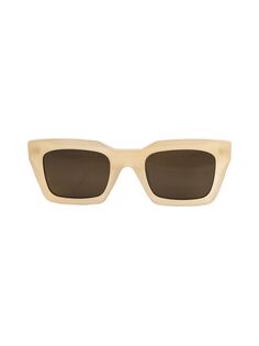 Солнцезащитные очки Harper 55MM «кошачий глаз» квадратной формы Aqs, бежевый