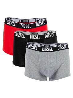 Комплект из трех боксеров с логотипом Umbx-Shawn Diesel, цвет Black Red
