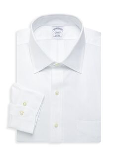 Классическая рубашка Regent Fit без железа Brooks Brothers, белый