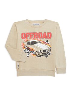 Толстовка Little Boy&apos;s Offroad с круглым вырезом Vintage Havana, цвет Sand