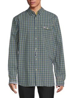 Рубашка на пуговицах в клетку в клетку Scotch &amp; Soda, цвет Blue Check