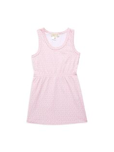 Расклешенное платье для маленьких девочек и девочек Michael Kors, розовый