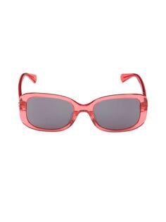 Прямоугольные солнцезащитные очки Dionna 52MM Kate Spade New York, розовый