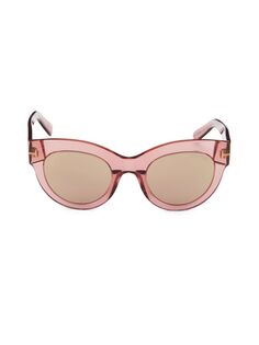 Солнцезащитные очки «кошачий глаз» 51MM Tom Ford, розовый