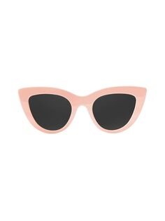 Солнцезащитные очки «кошачий глаз» 47MM Aqs, розовый