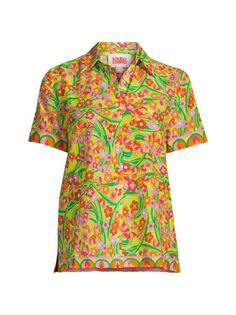 Рубашка Cabana с цветочным принтом Solid &amp; Striped, цвет Floral Print