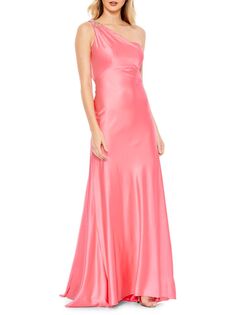 Украшенное платье с вырезами Mac Duggal, розовый