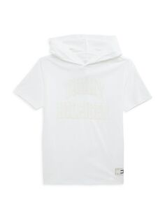 Футболка с капюшоном для мальчика Tommy Hilfiger, цвет Fresh White