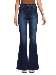 Расклешенные джинсы Bell с высокой посадкой L&apos;Agence, цвет Frisco Lagence