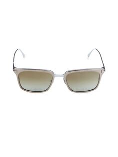 Квадратные солнцезащитные очки 54 мм Tom Ford, серебро