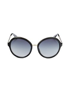 Круглые солнцезащитные очки Annabeth 55MM Kate Spade New York, черный