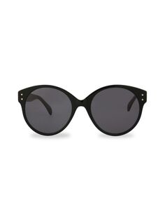 Круглые солнцезащитные очки с шипами 54MM Alaïa, черный