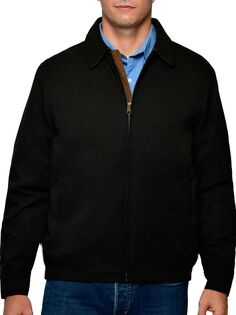 Куртка для гольфа классического кроя из микрофибры на молнии Thermostyles, черный