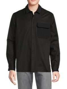 Куртка-рубашка с карманами и клапанами Pello Rta, черный