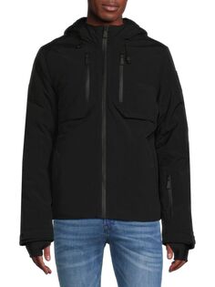 Лыжная куртка Elias с герметичными швами и капюшоном Pajar, черный