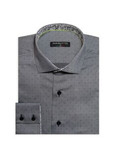 Классическая рубашка классического кроя Masutto, серый