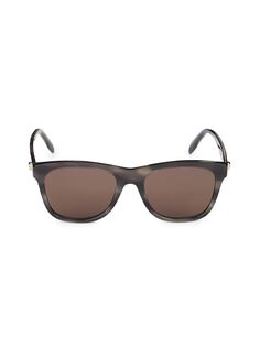 Квадратные солнцезащитные очки 54 мм Alexander Mcqueen, серый