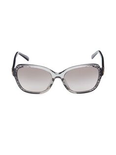 Квадратные солнцезащитные очки 56MM Coach, серый