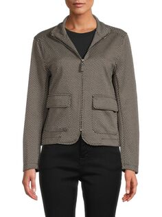 Куртка двойной вязки с текстурой Max Studio, серый