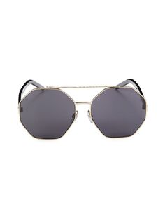 Круглые солнцезащитные очки 60MM The Marc Jacobs, серый
