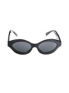 Овальные солнцезащитные очки 55MM Alain Mikli, серый