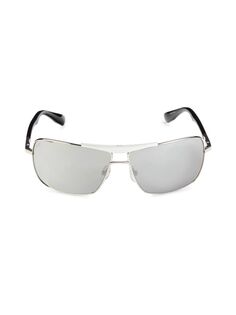Прямоугольные солнцезащитные очки 62MM Web, цвет Gunmetal