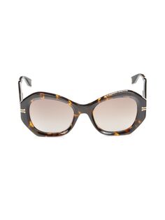 Круглые солнцезащитные очки 52MM Marc Jacobs, цвет Havana