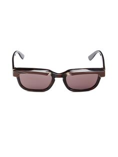 Прямоугольные солнцезащитные очки 54MM Gucci, цвет Havana
