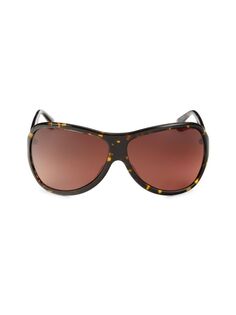 Овальные солнцезащитные очки 65MM Web, цвет Havana