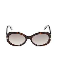 Солнцезащитные очки «кошачий глаз» 56MM The Marc Jacobs, цвет Havana
