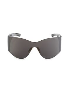 Солнцезащитные очки с щитком 68MM Balenciaga, серый