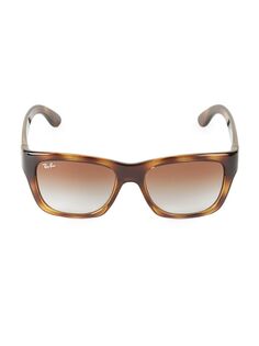 Прямоугольные солнцезащитные очки Hava 53MM Ray-Ban, цвет Havana