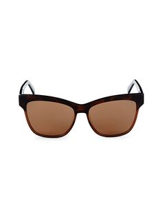 Солнцезащитные очки «кошачий глаз» 57MM Emilio Pucci, цвет Havana
