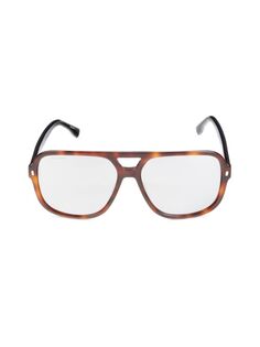 Солнцезащитные очки-авиаторы 59MM Dsquared2, цвет Havana