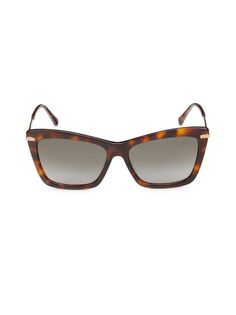 Солнцезащитные очки Sady «кошачий глаз» 56MM Jimmy Choo, цвет Havana