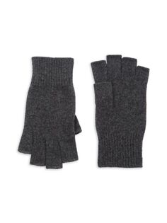 Кашемировые перчатки без пальцев Portolano, цвет Heather Charcoal