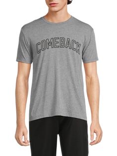 Фирменная футболка Comeback Fourlaps, цвет Heather Grey