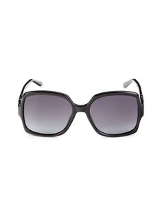 Квадратные солнцезащитные очки Sammi 58MM Jimmy Choo, синий