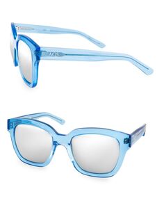 Квадратные солнцезащитные очки RORY 52MM Aqs, синий