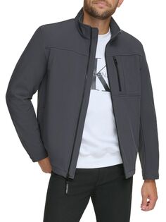 Куртка с воротником-стойкой Calvin Klein, цвет Iron