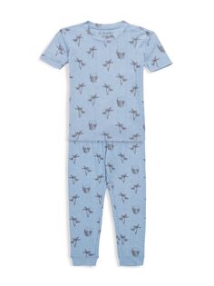 Комплект из двух предметов: футболка и пижама для маленьких мальчиков и мальчиков Pj Studio, синий