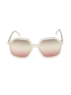 Квадратные солнцезащитные очки 55 мм Isabel Marant, цвет Ivory Pink