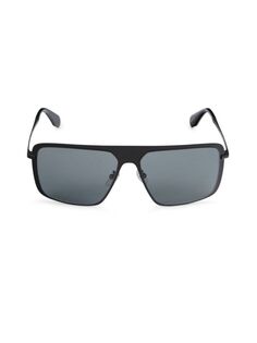 Прямоугольные солнцезащитные очки 60MM Adidas, черный
