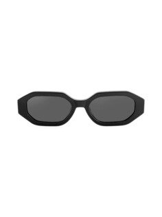 Прямоугольные солнцезащитные очки Mia 55MM Aqs, черный