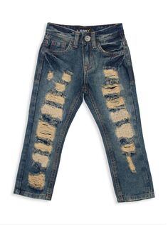 Потертые джинсы для маленького мальчика X Ray, синий