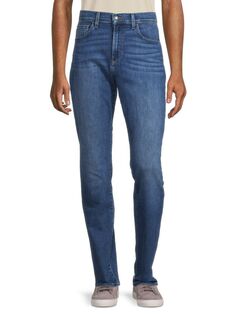 Прямые и узкие джинсы Brixton Joe&apos;S Jeans, синий