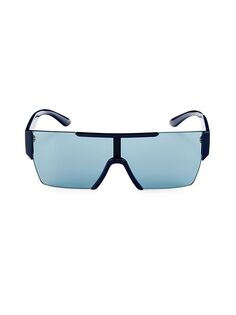 Прямоугольные солнцезащитные очки 62MM Burberry, синий